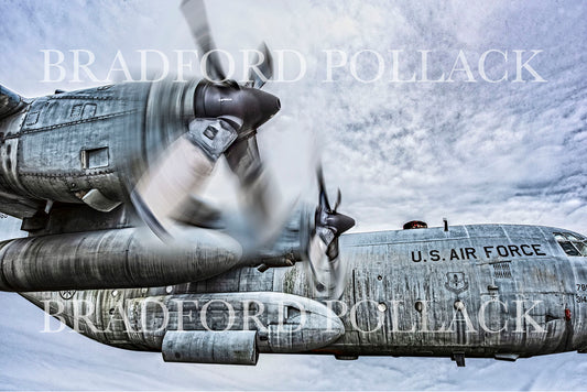 Air Force C-130 Airplane Military Plane Print
