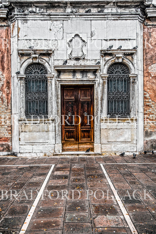 Murano Italy Church Door Print