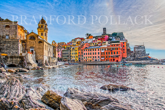 Vernazza Fishing Village Italy Cinque Terre The Five Cities Art Print