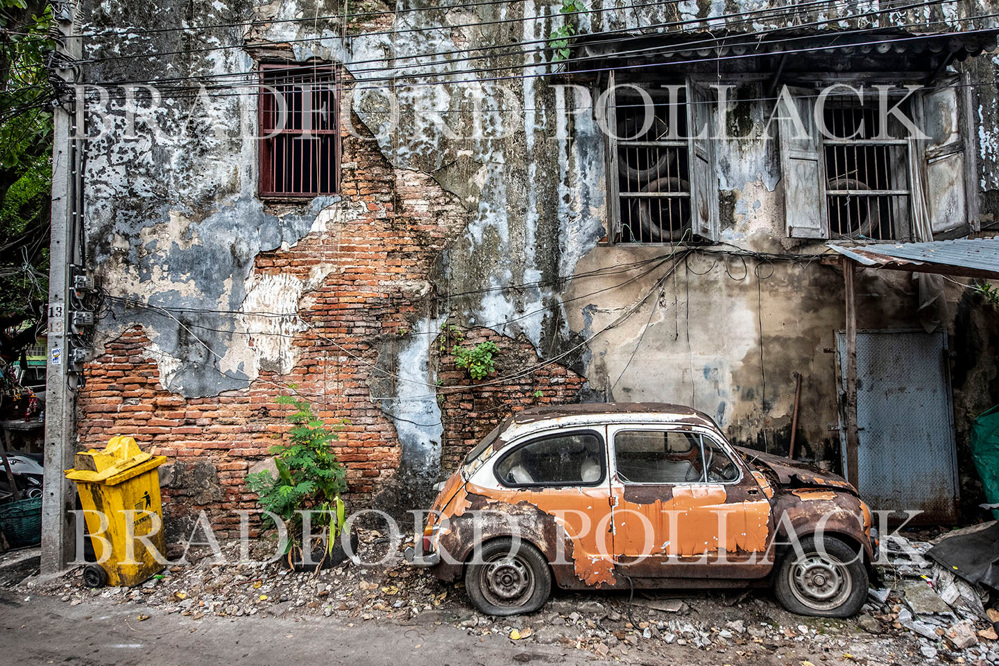 Bangkok Thailand Urban Fiat Fine Art Photography Print