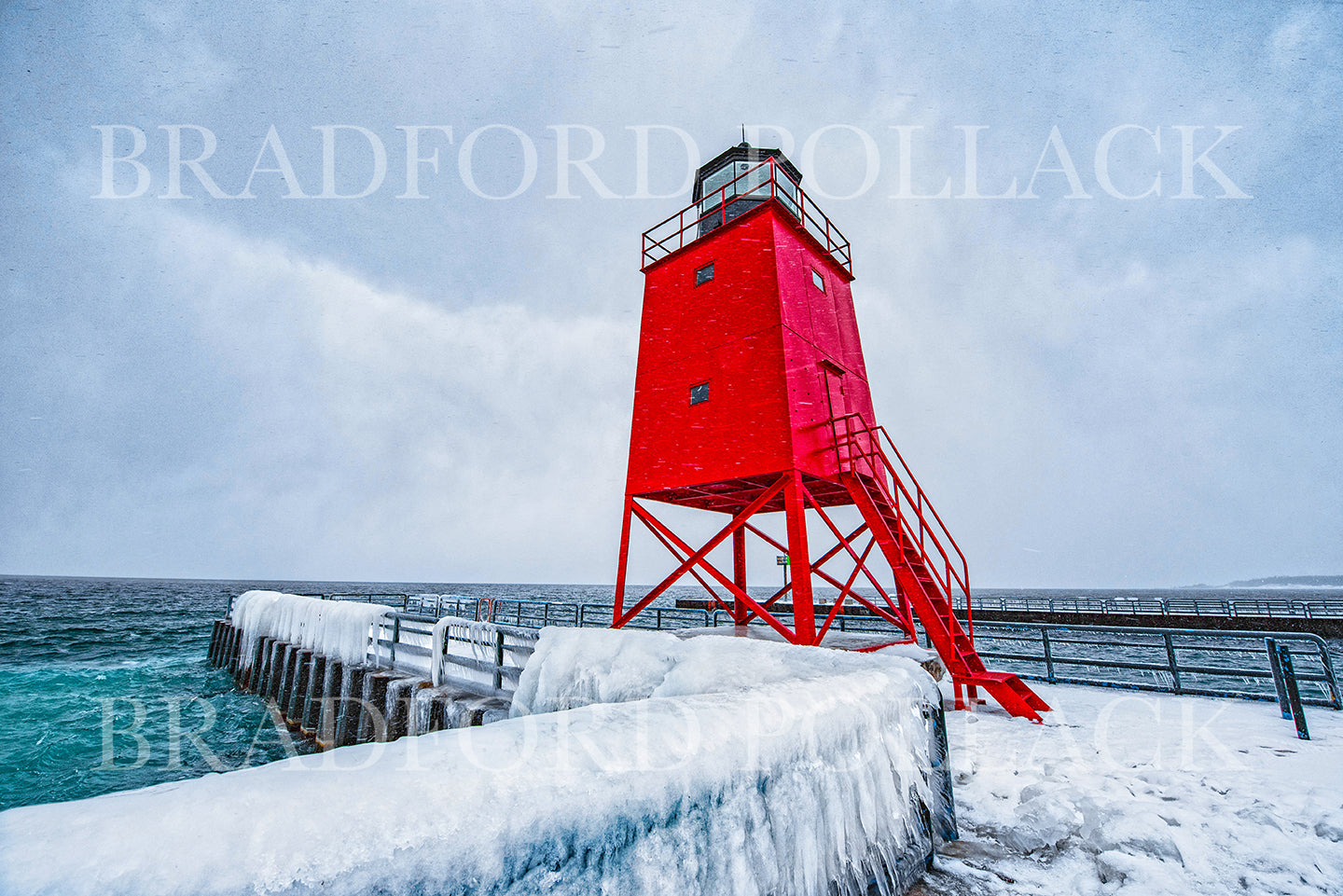Charlevoix Michigan Lighthouse Art Print