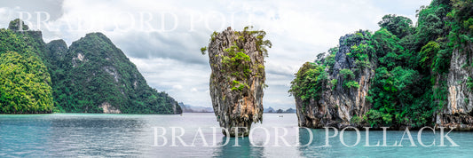 James Bond Rock Phuket Thailand Panorama Print