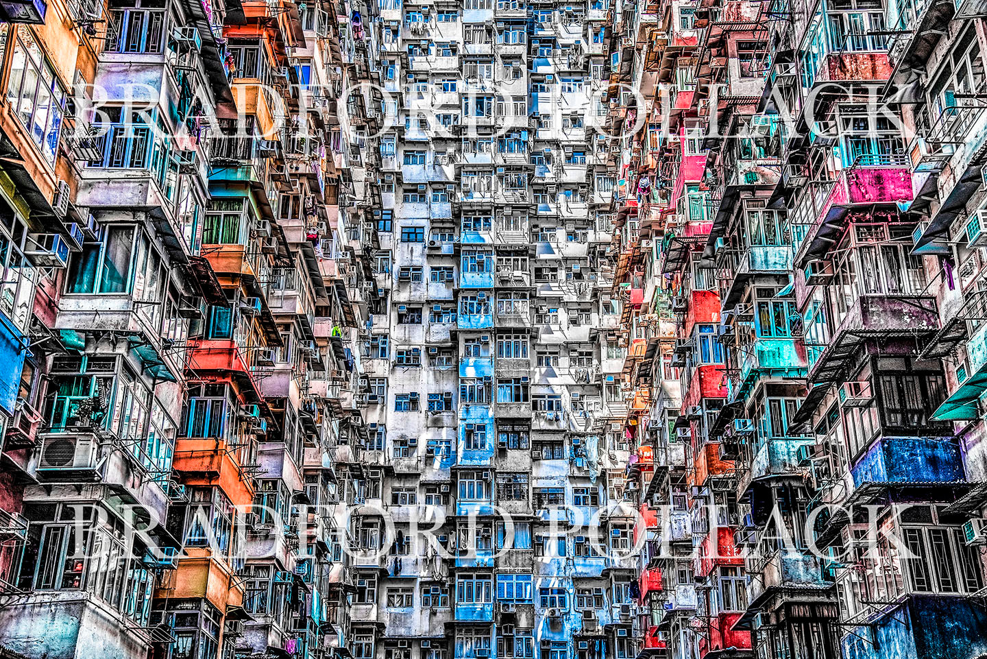 Hong Kong Colorful Monster Print