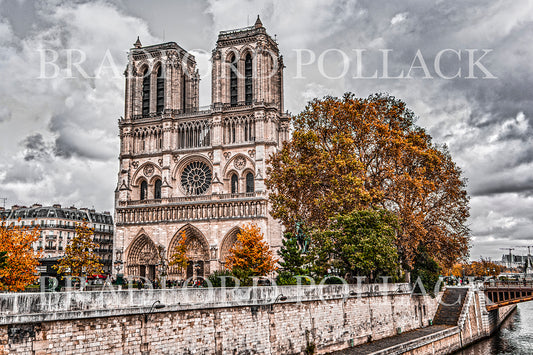 Notre Dame Cathedral Paris France Art Print
