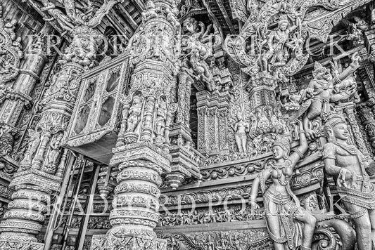 Thailand Temple Print Intricate Elevator "The Party"