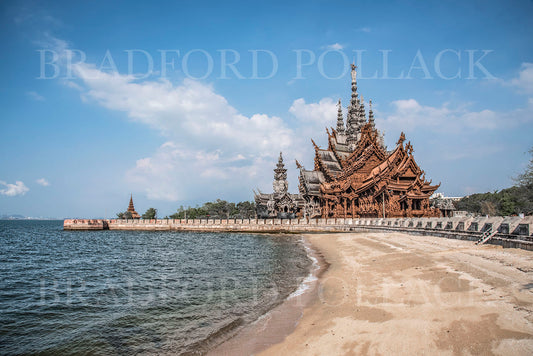 Thailand Beach Temple Sanctuary Fine Art Photography Print