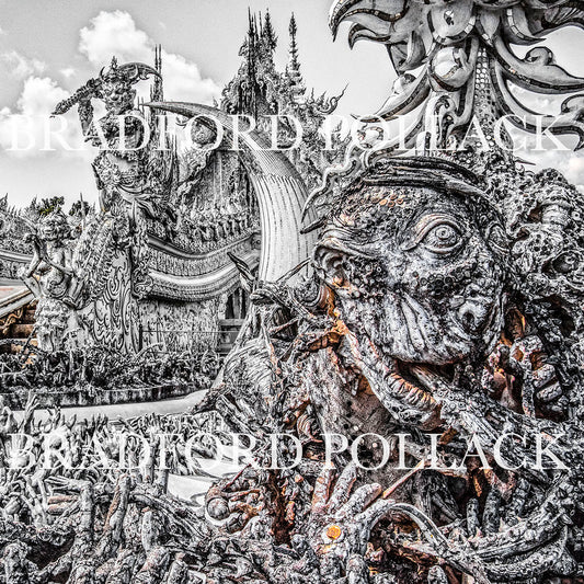 The White Temple Thailand Print